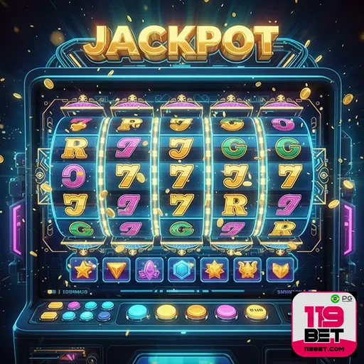 Imagem de jogos de caça-níqueis no 119bet, destaque para a diversão e variedade de slots no site 119bet.